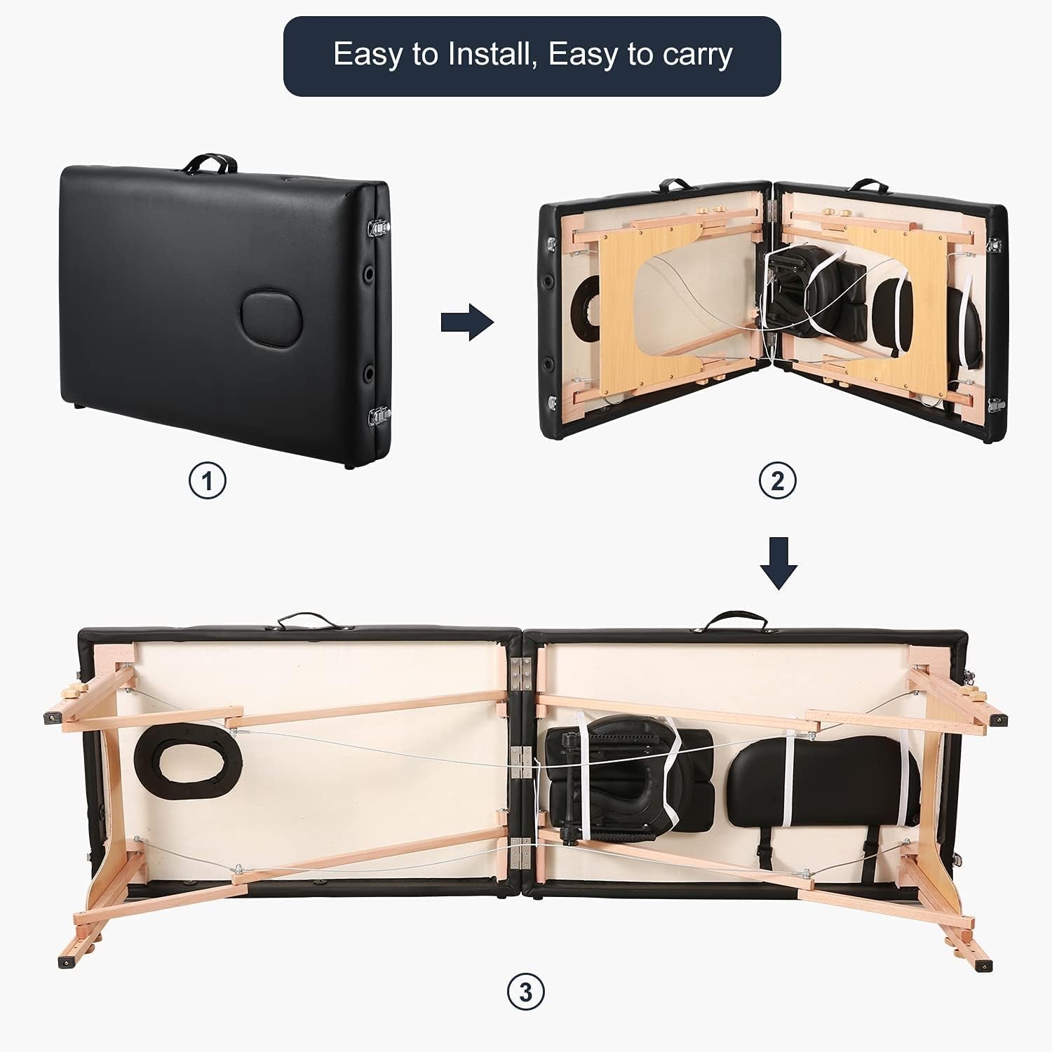 OnyxLuxe Sensual Massage Sex Table