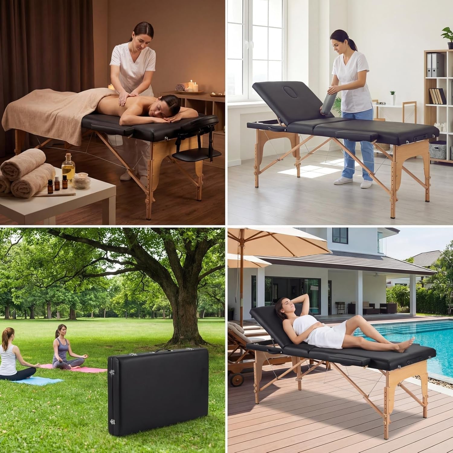 OnyxLuxe Sensual Massage Sex Table