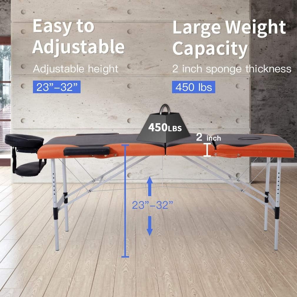 OnyxTitan Extra Wide Sensual Massage Sex Table