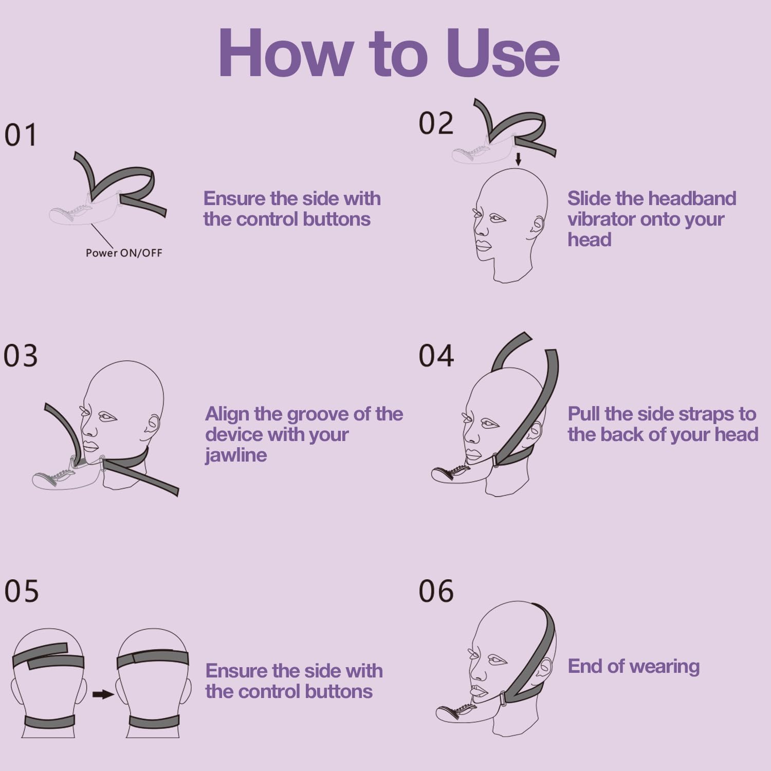 OralLock Vibrating Face-Strap Dildo