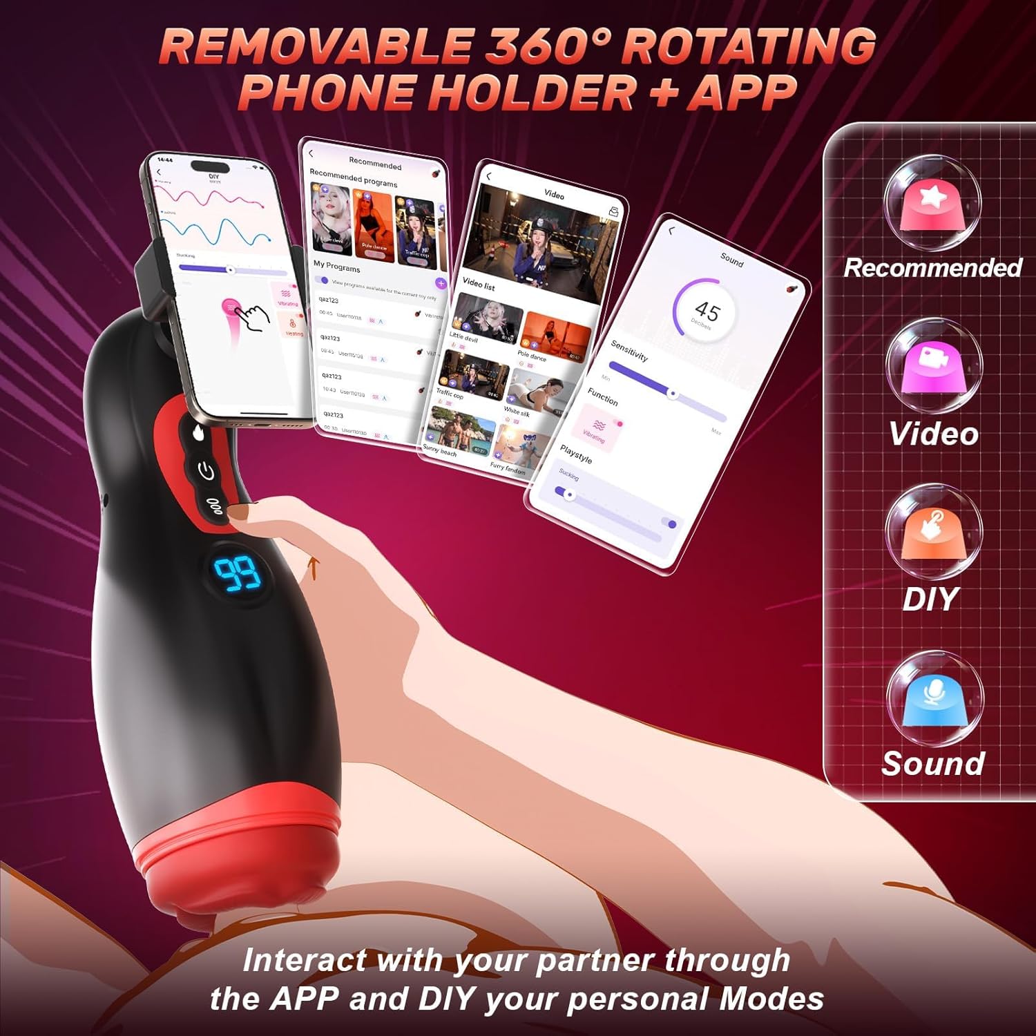 OralSync Heated Stroker Pro