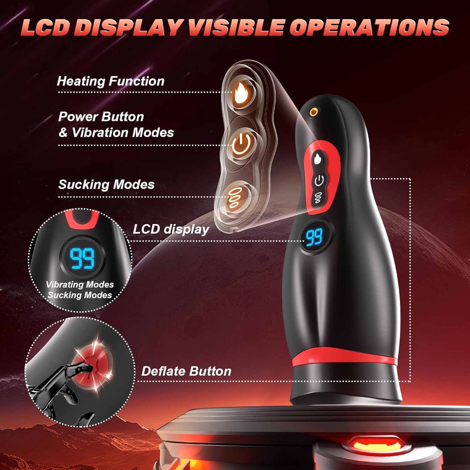 OralSync Heated Stroker Pro