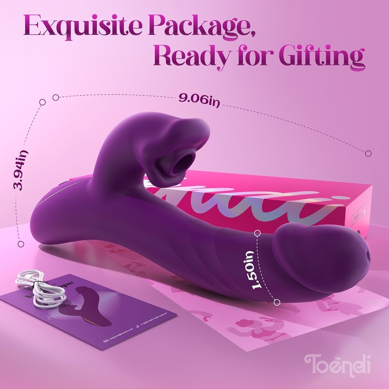 OraLuxe AI Sync Suction Rabbit Vibrator G-Spot Dildo