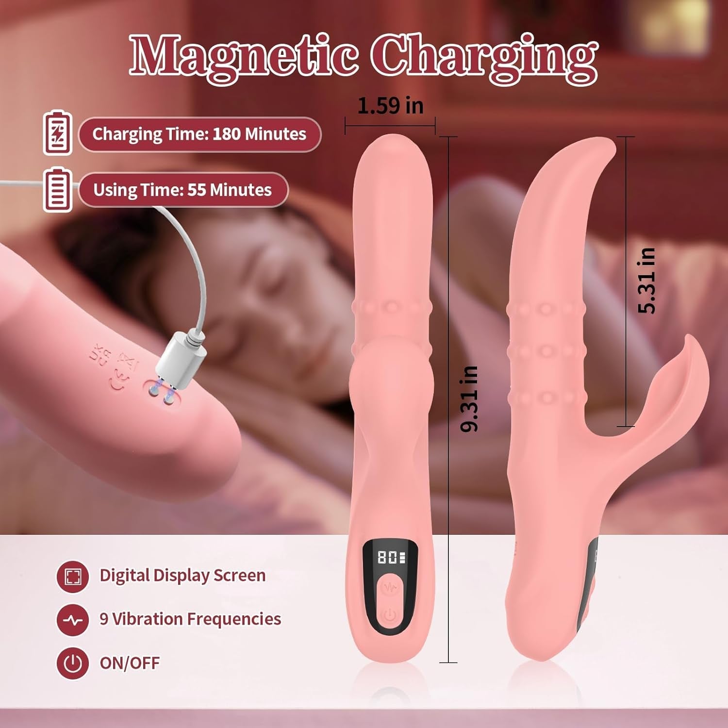 OrbitalHare Rotating Bead Rabbit Vibrator