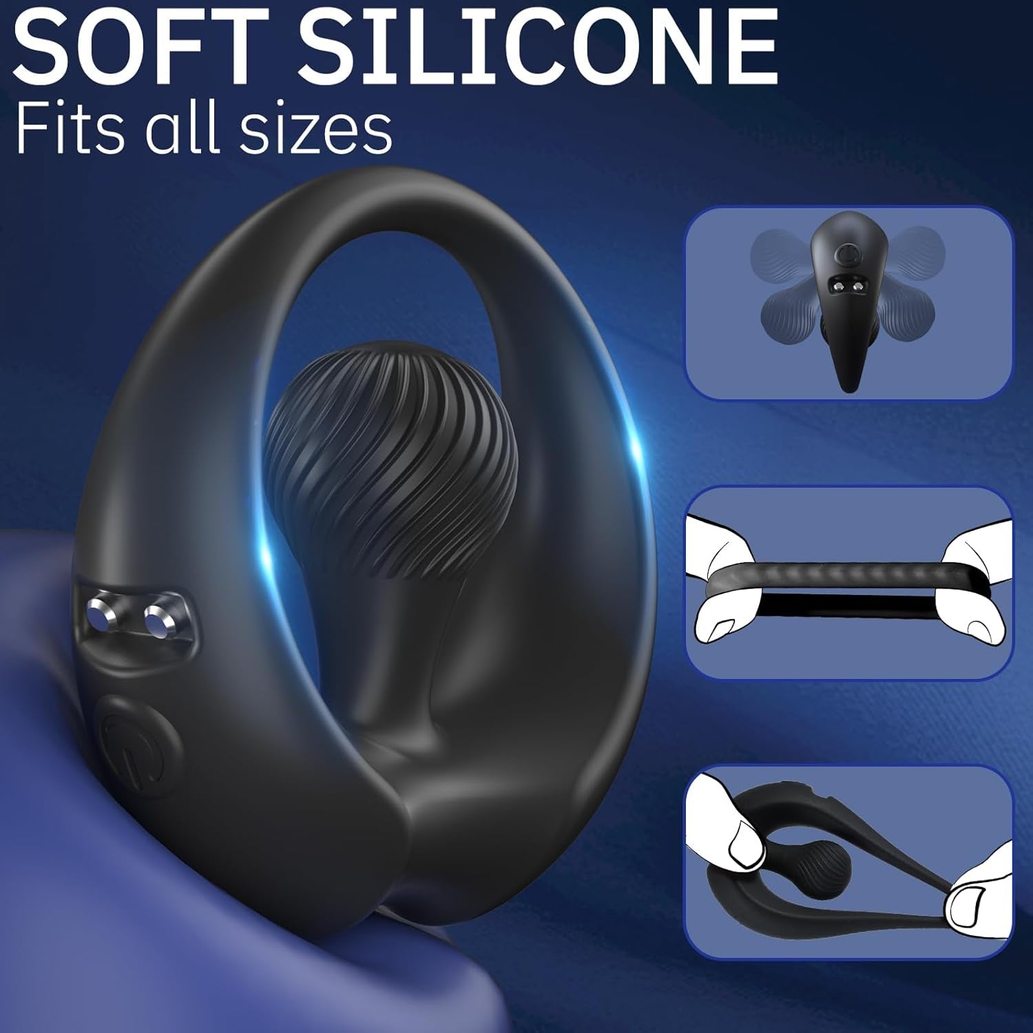 OrbitBead Vibrating Cock Ring & Clitoral Stimulator