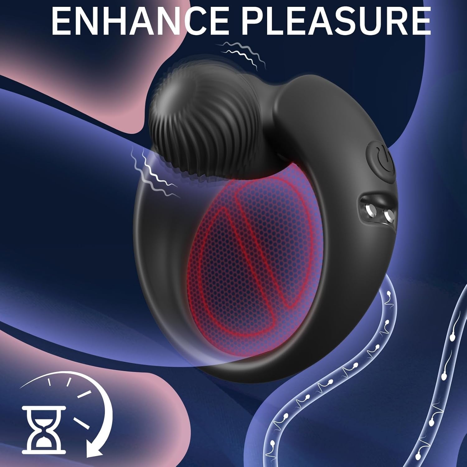 OrbitBead Vibrating Cock Ring & Clitoral Stimulator