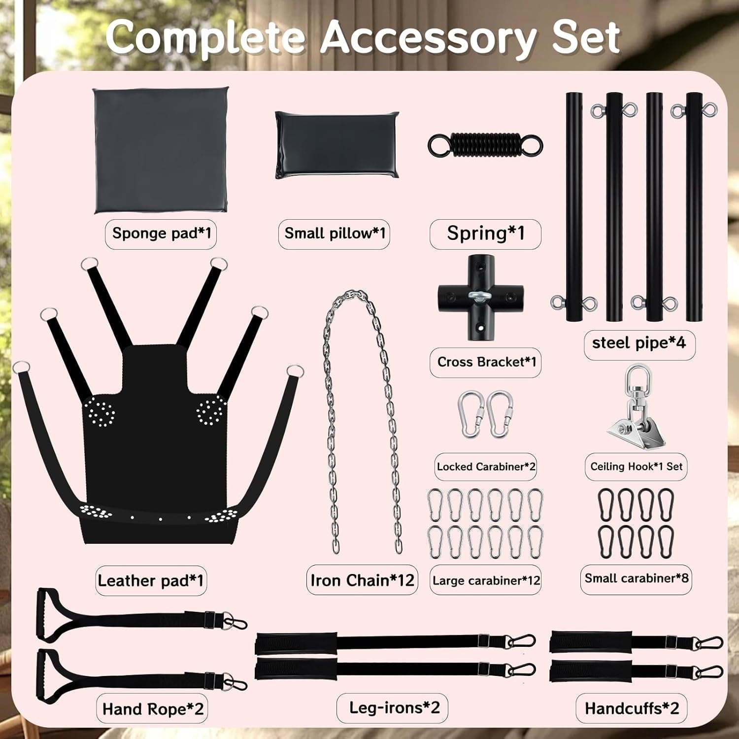 OrbitLuxe 360° BDSM Sex Swing Sling