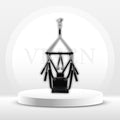 OrbitLuxe 360° BDSM Sex Swing Sling