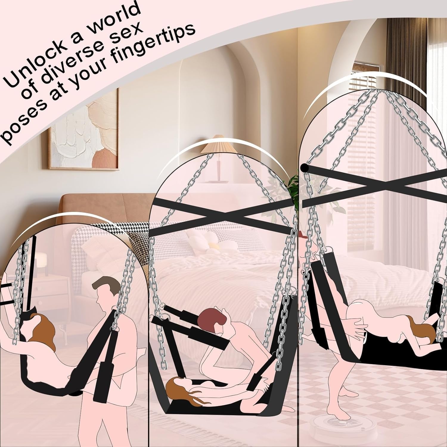 OrbitLuxe 360° BDSM Sex Swing Sling