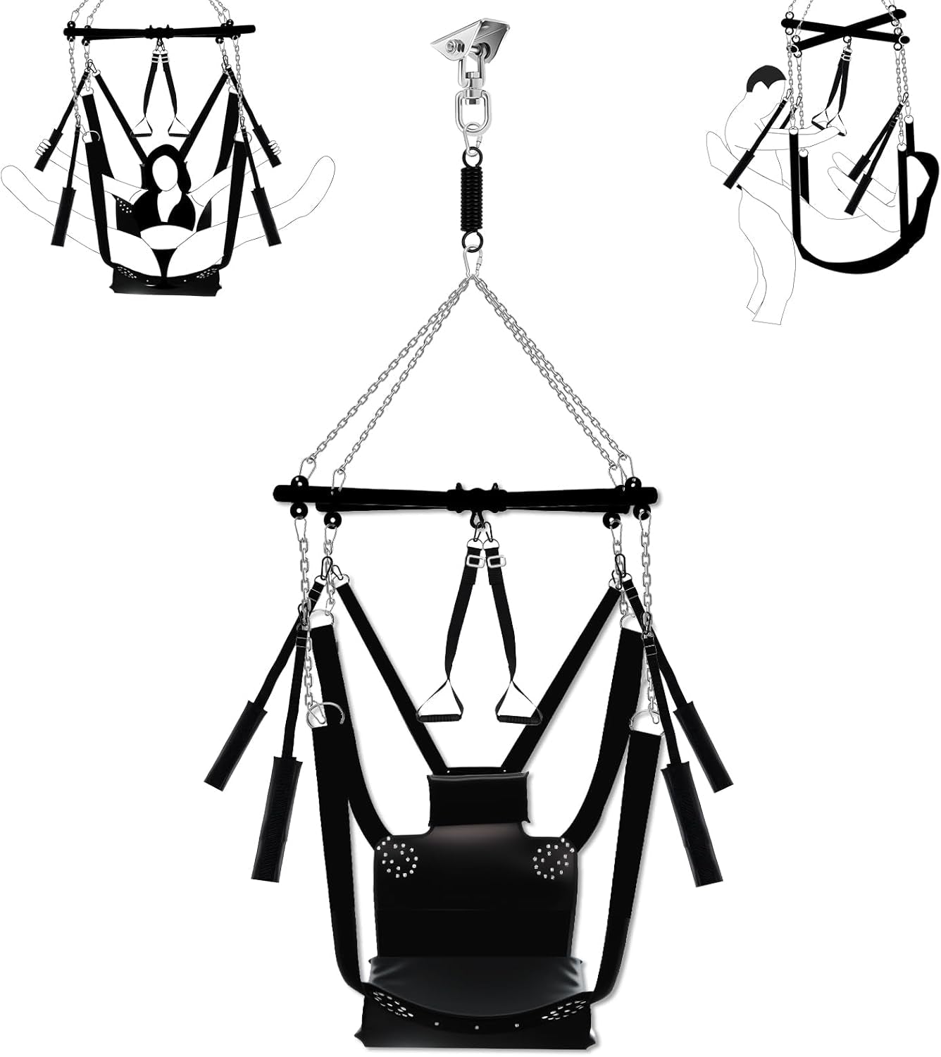 OrbitLuxe 360° BDSM Sex Swing Sling