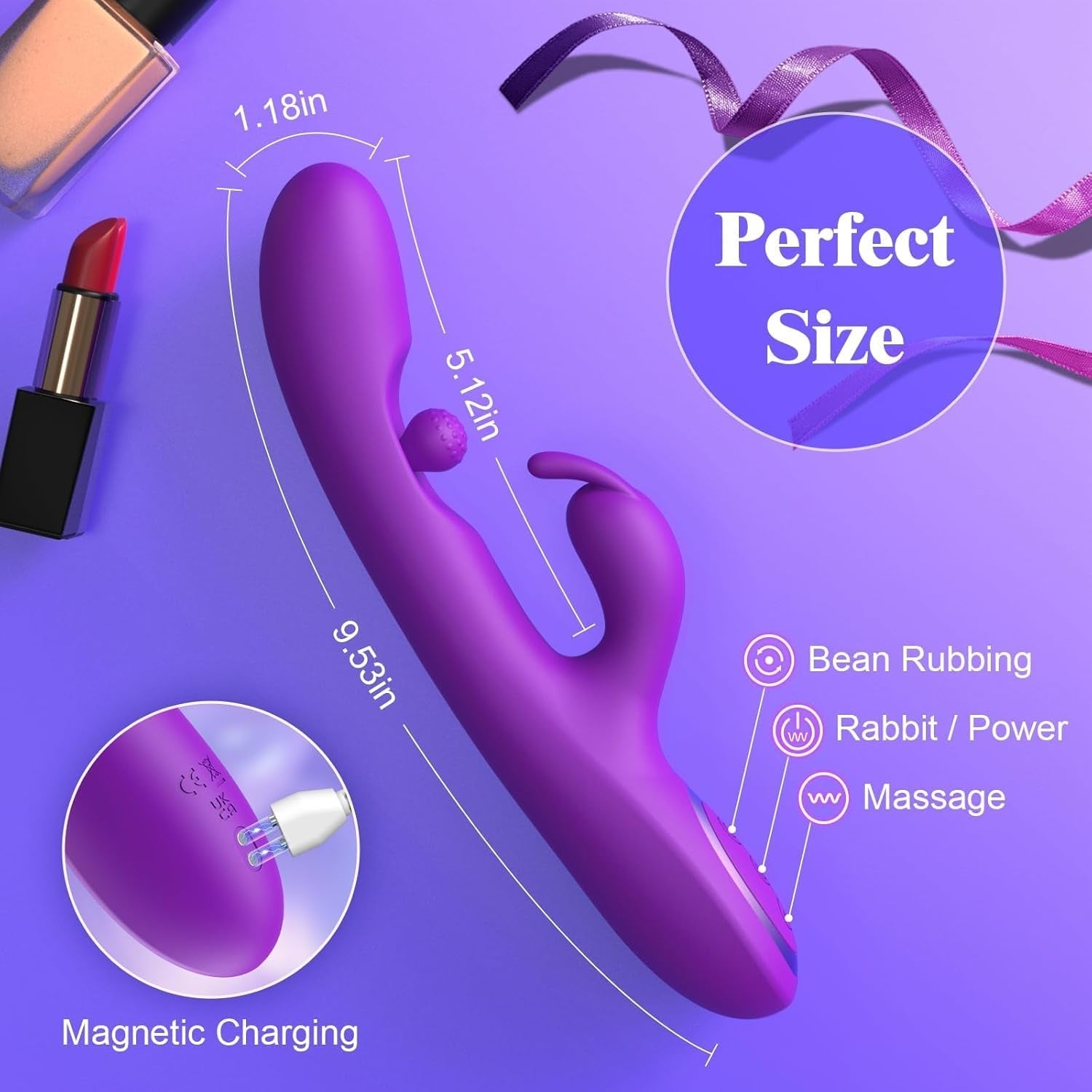 OrbitPulse 3-in-1 Bead Rabbit Vibrator