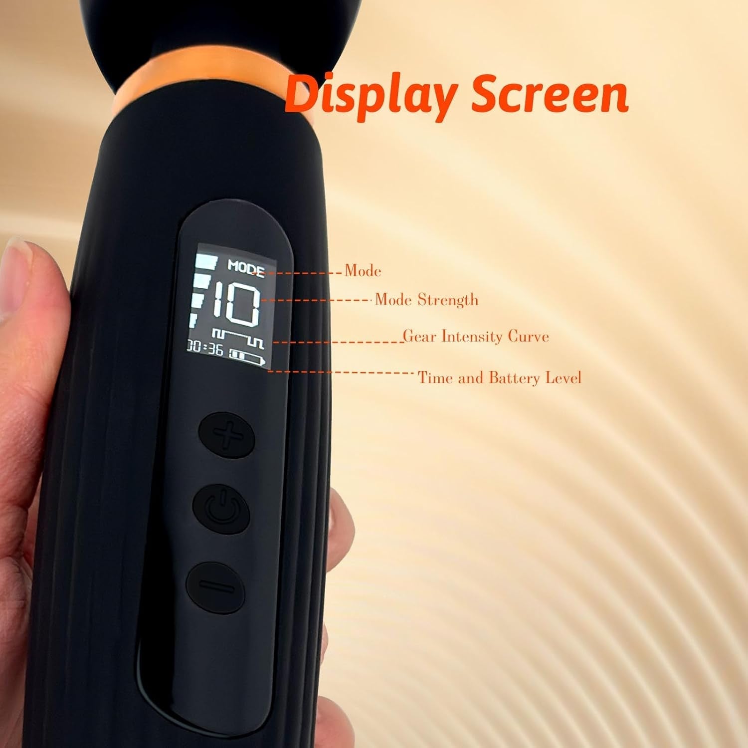 OrbLux Premium 10 Pattern Wand Massager Vibrator