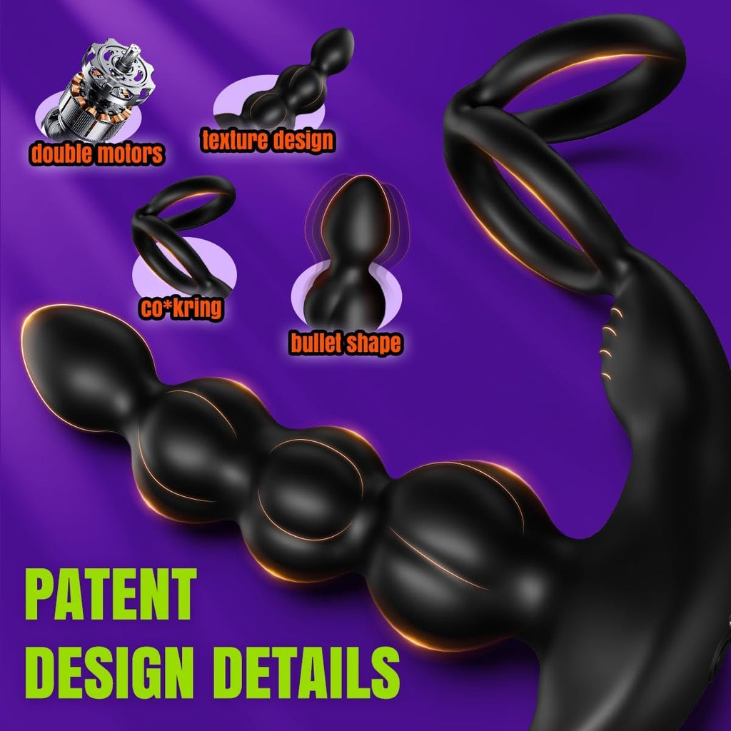 P-Glide 5-in-1 Prostate Massager with Cock Ring