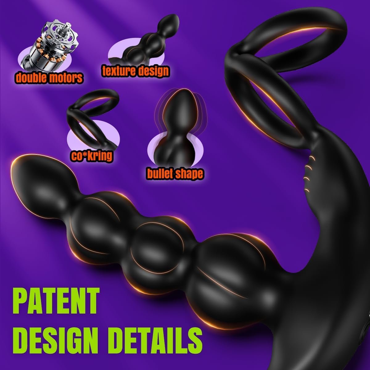 P-Glide 5-in-1 Prostate Massager with Cock Ring