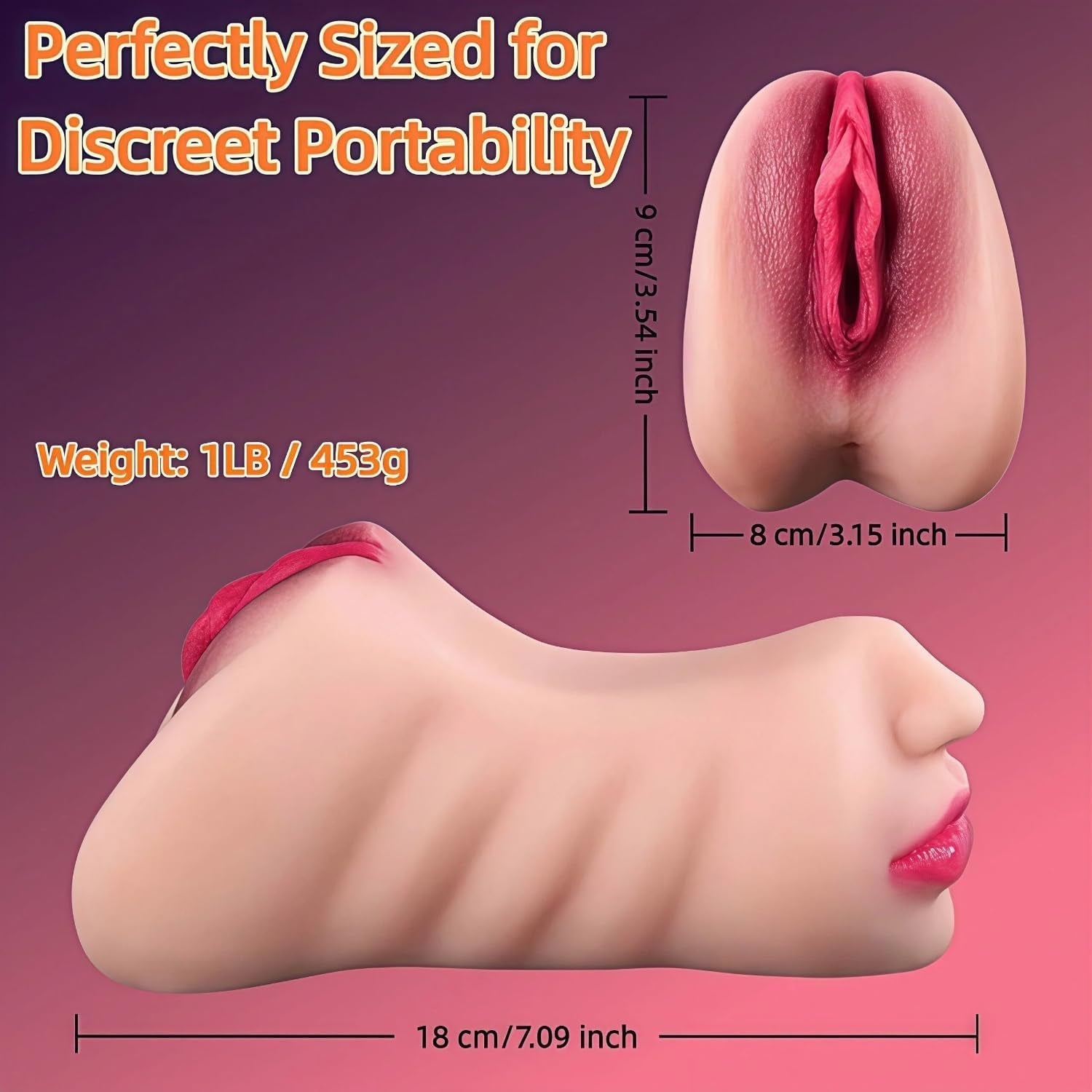 PalmMuse Realistic Pocket Pussy Stroker