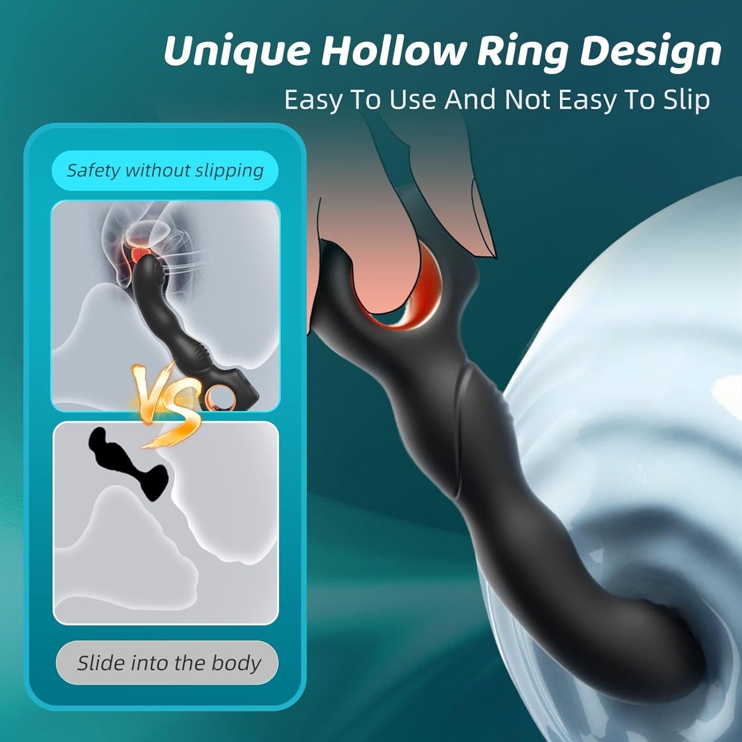 PalmPulse Beginner Prostate Massager Vibrator