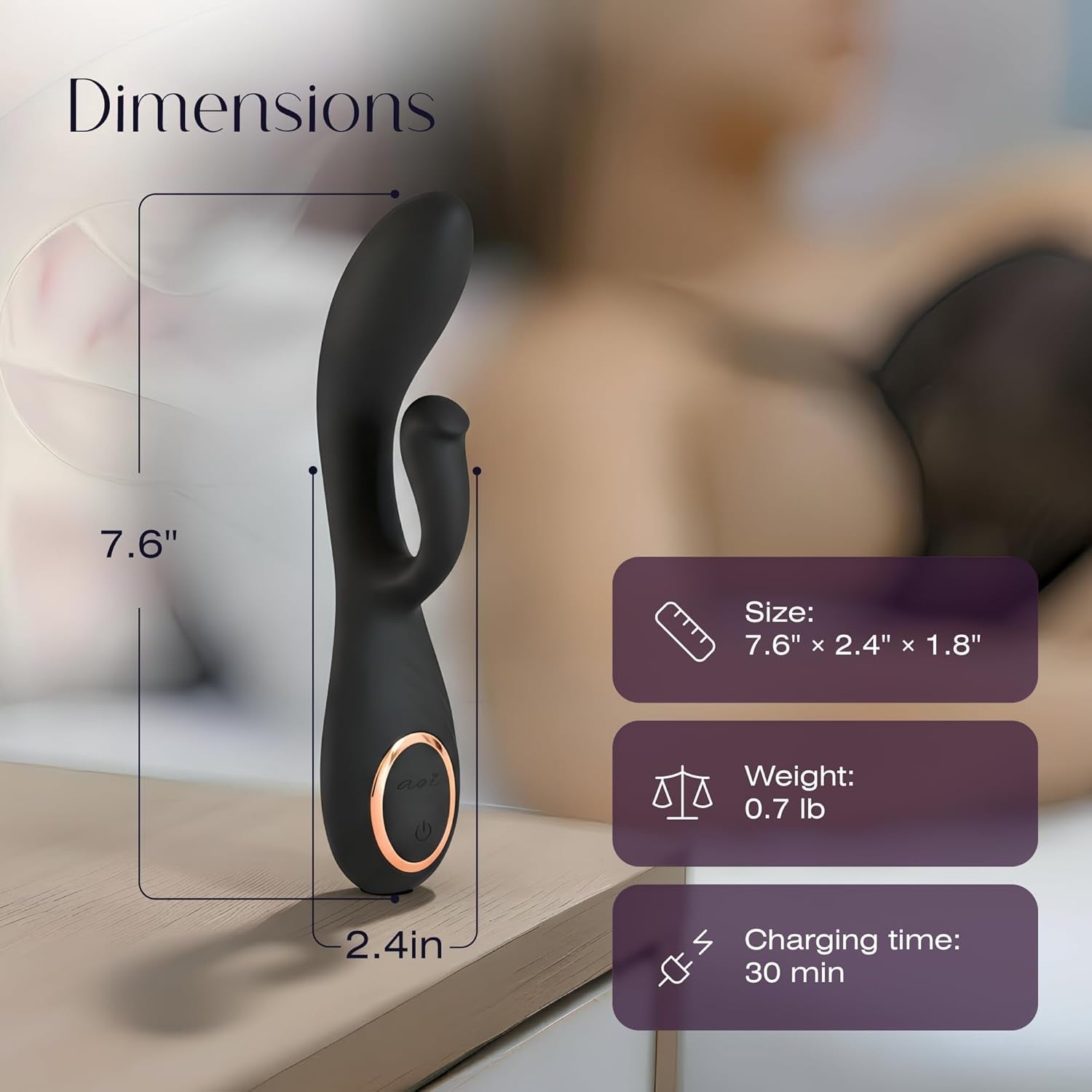 PearLush Dual Motor Rabbit Vibrator