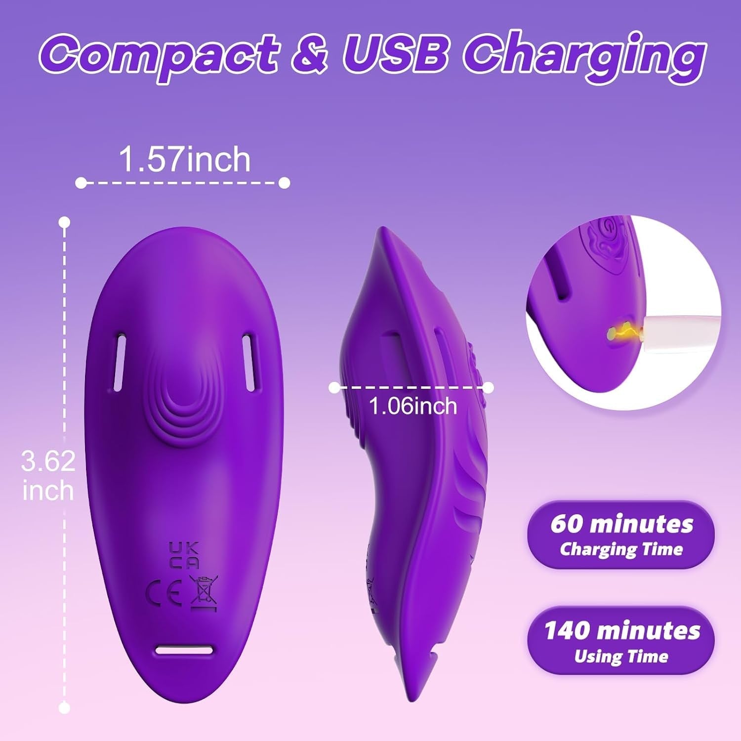 PearlWing Wearable Vibrating G-String
