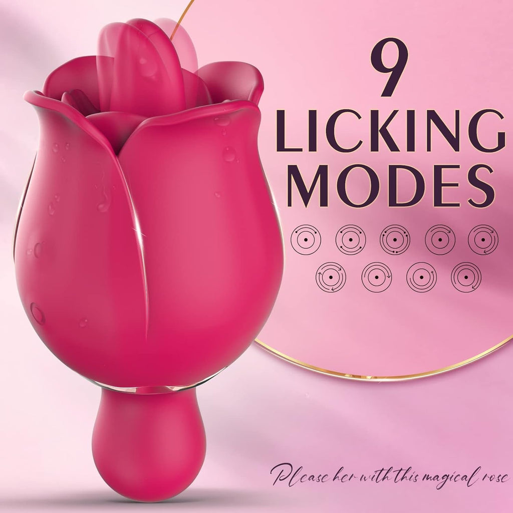 PetalLick Rose Tongue Licking Vibrator