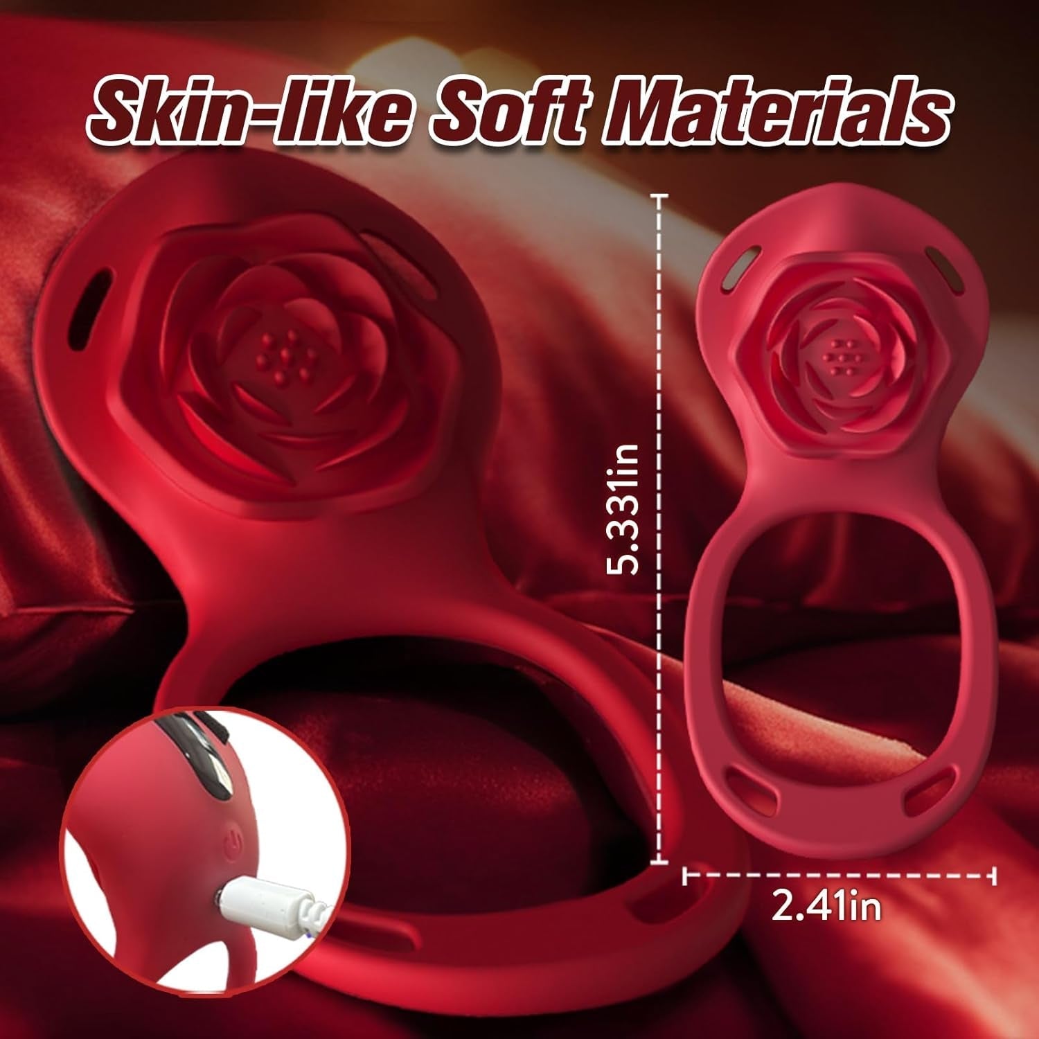PetalLush Rose Couples Wearable Clitoral Vibrator