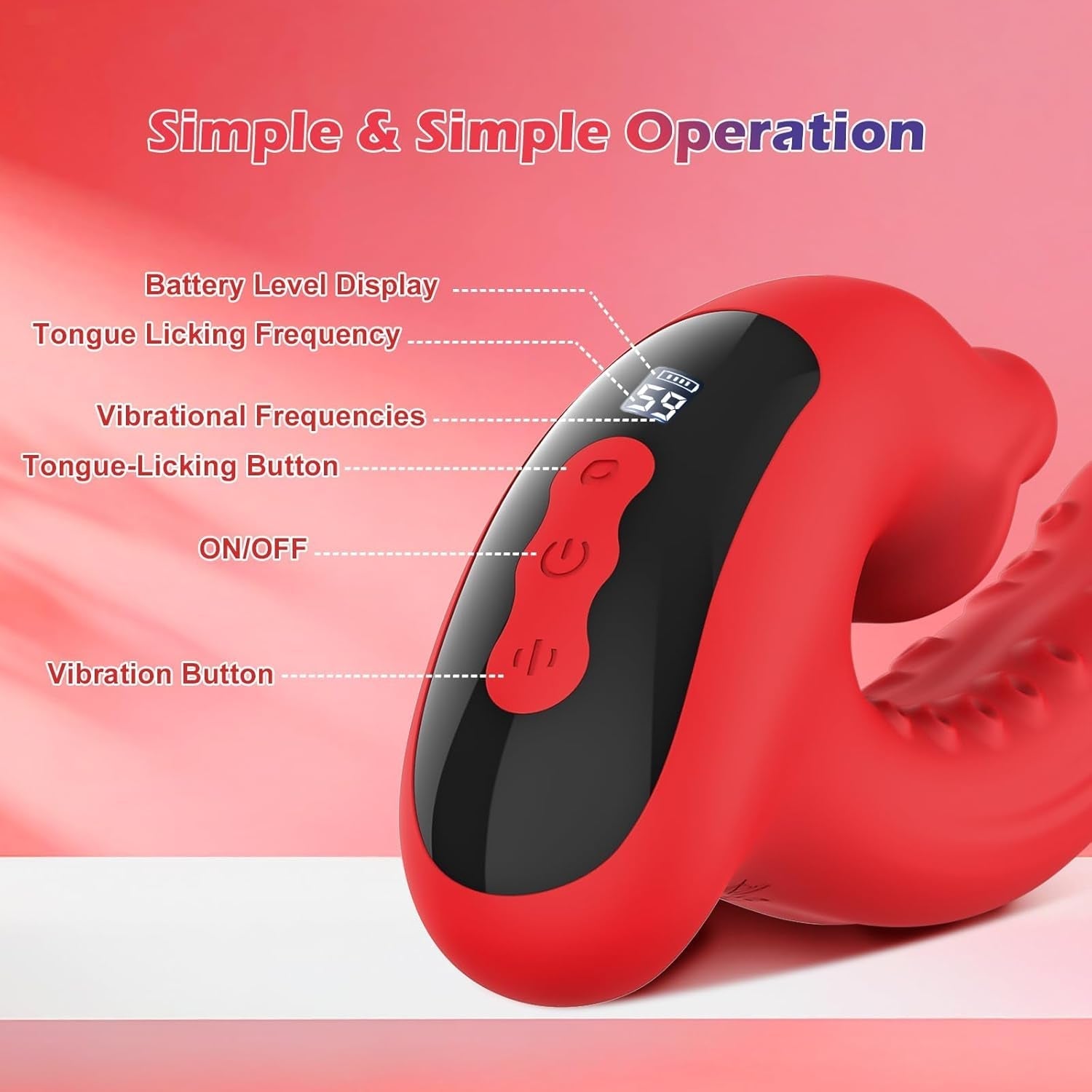 PetalNova Tongue & G-Spot Vibrator