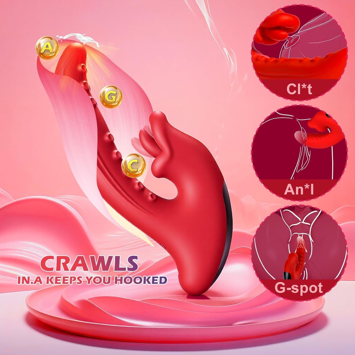 PetalNova Tongue & G-Spot Vibrator