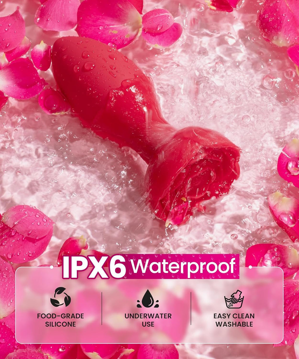 PetalOrbit Rose Anal Plug Vibrator