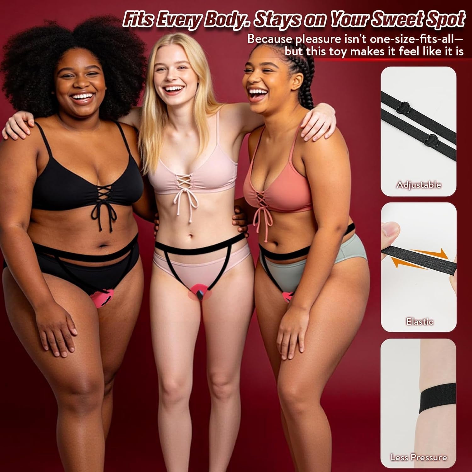 PetalPlay Wearable Couples Rose G-Spot Vibrator