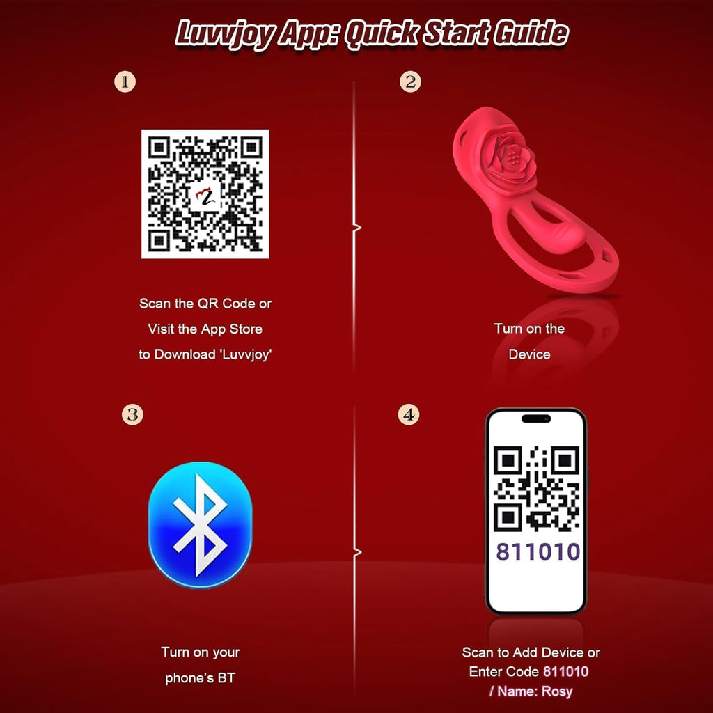 PetalPlay Wearable Couples Rose G-Spot Vibrator