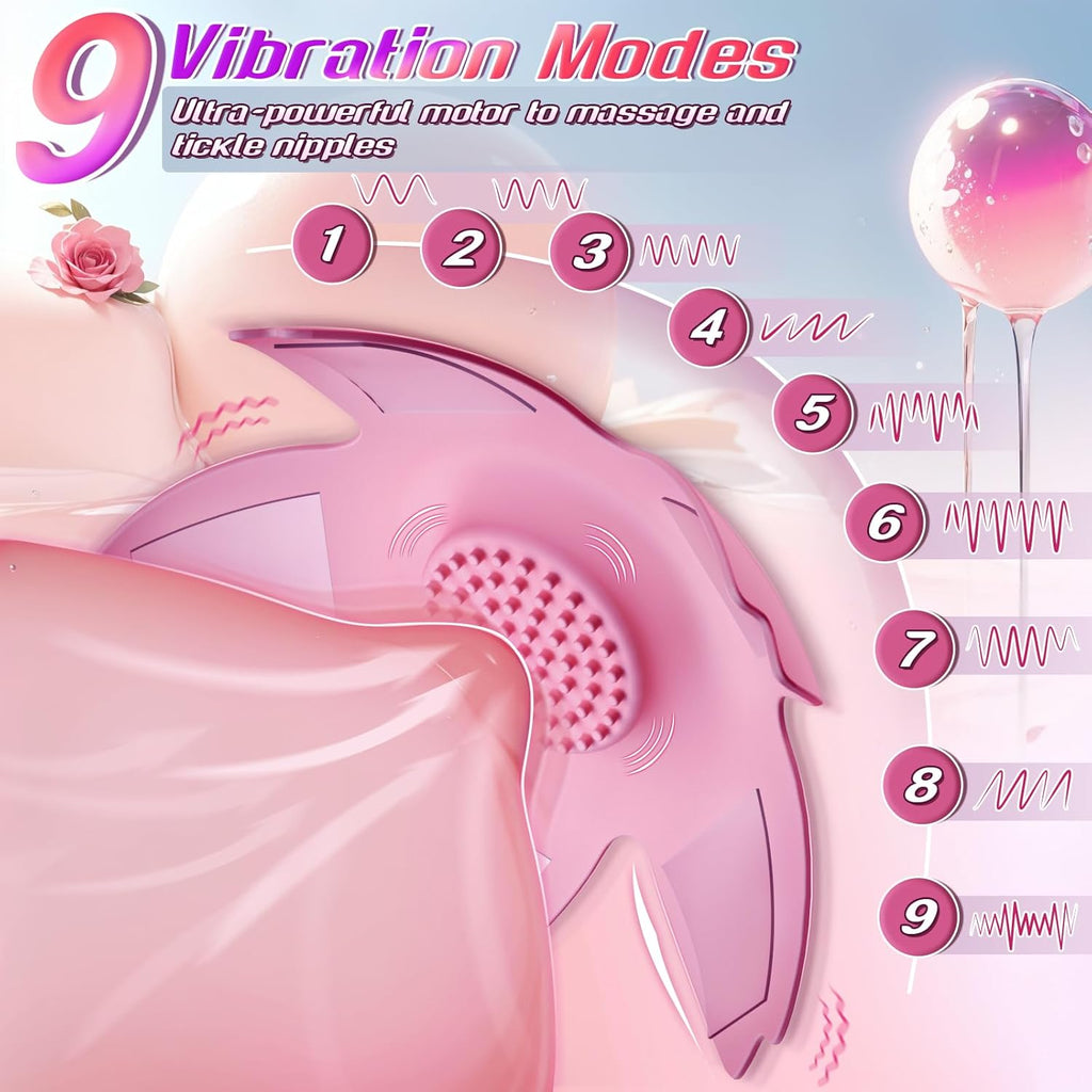 PetalPulse Nipple Vibrator