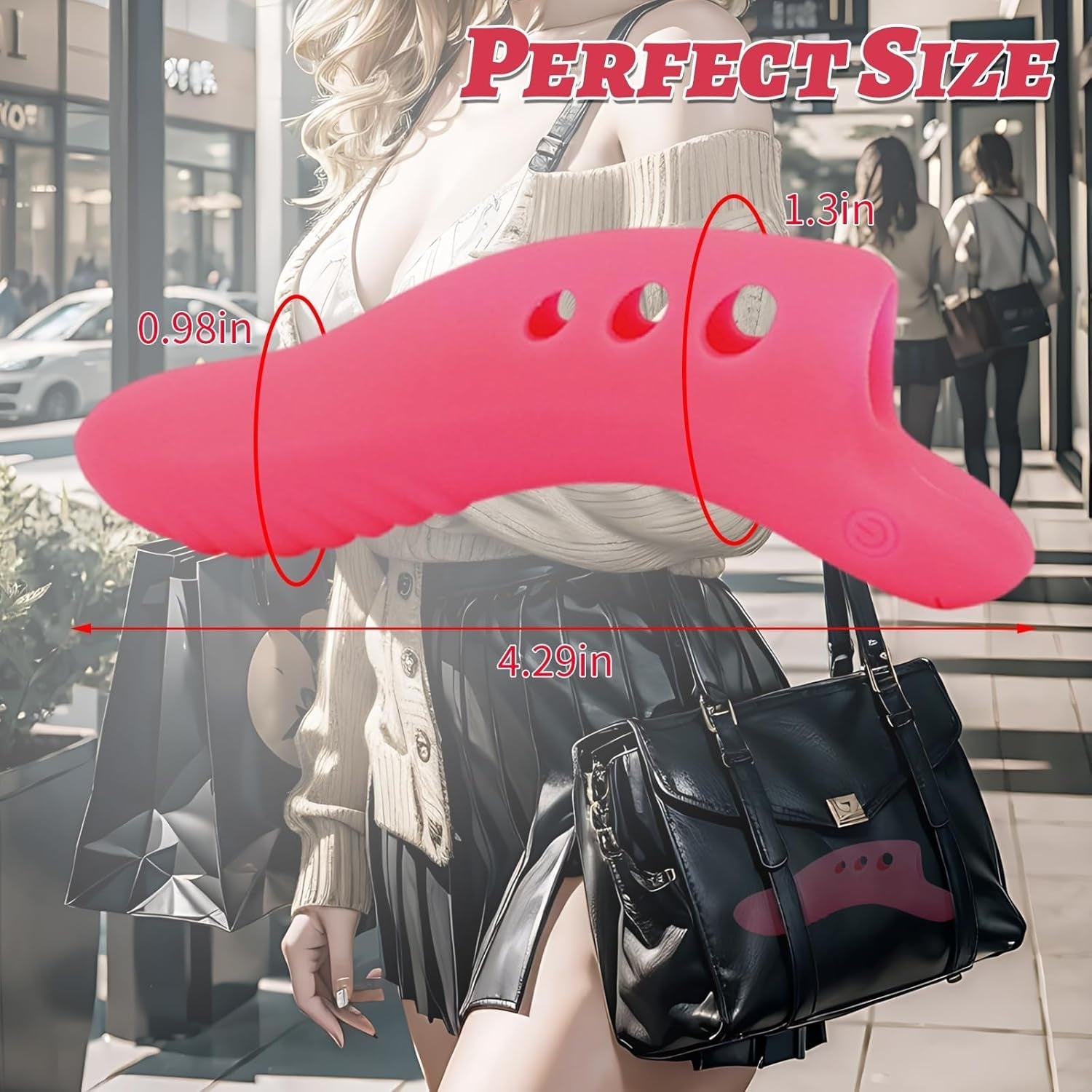 PinkFlick Mini Couples Finger Vibrator