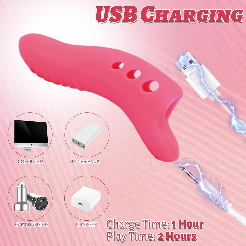 PinkFlick Mini Couples Finger Vibrator