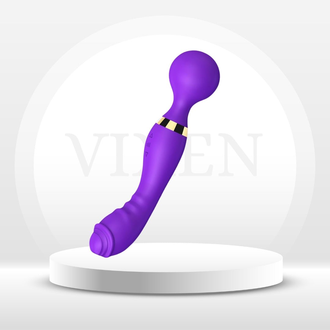 PlumVolt Dual Stimulation Wand Vibrator