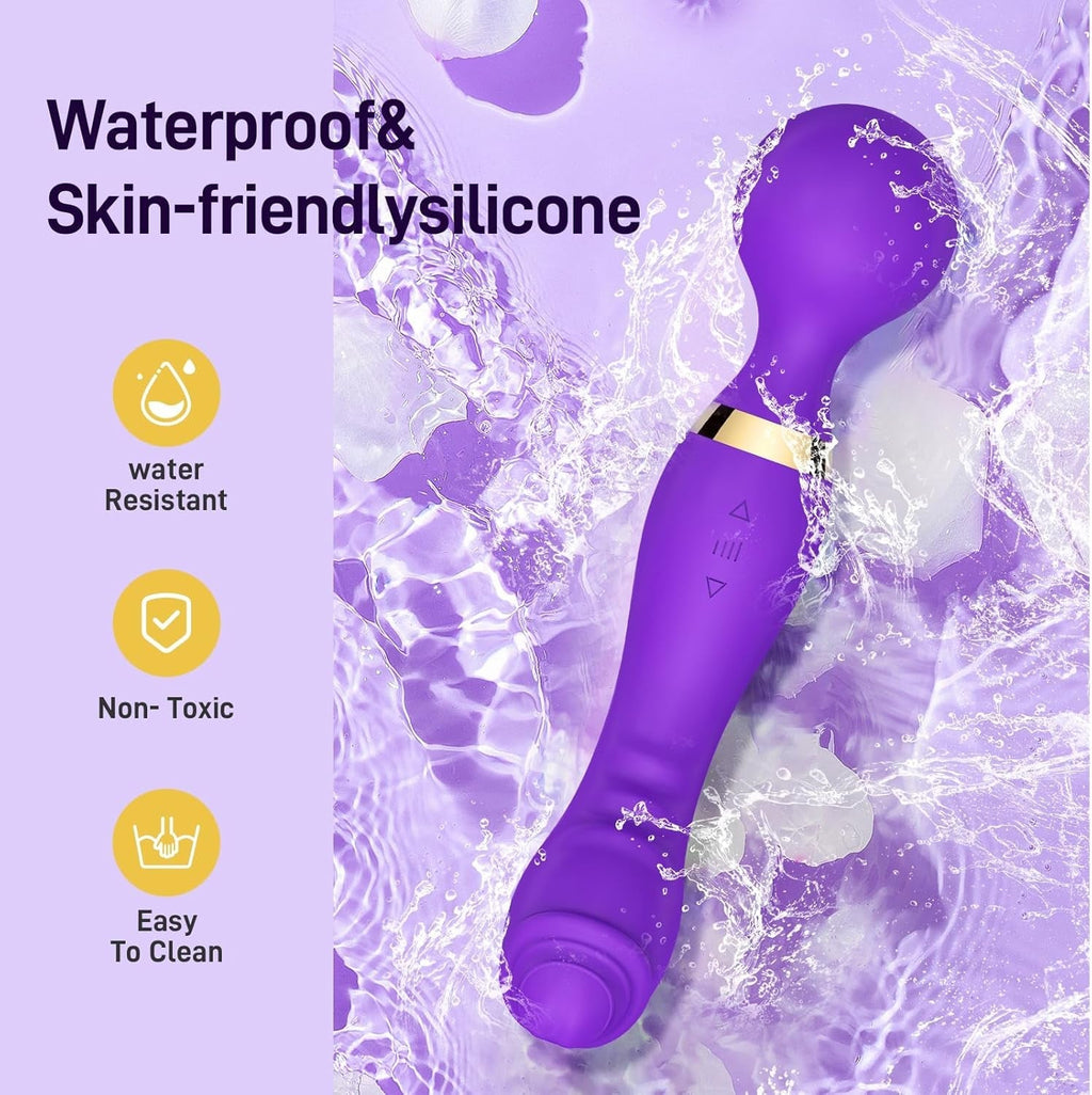 PlumVolt Dual Stimulation Wand Vibrator