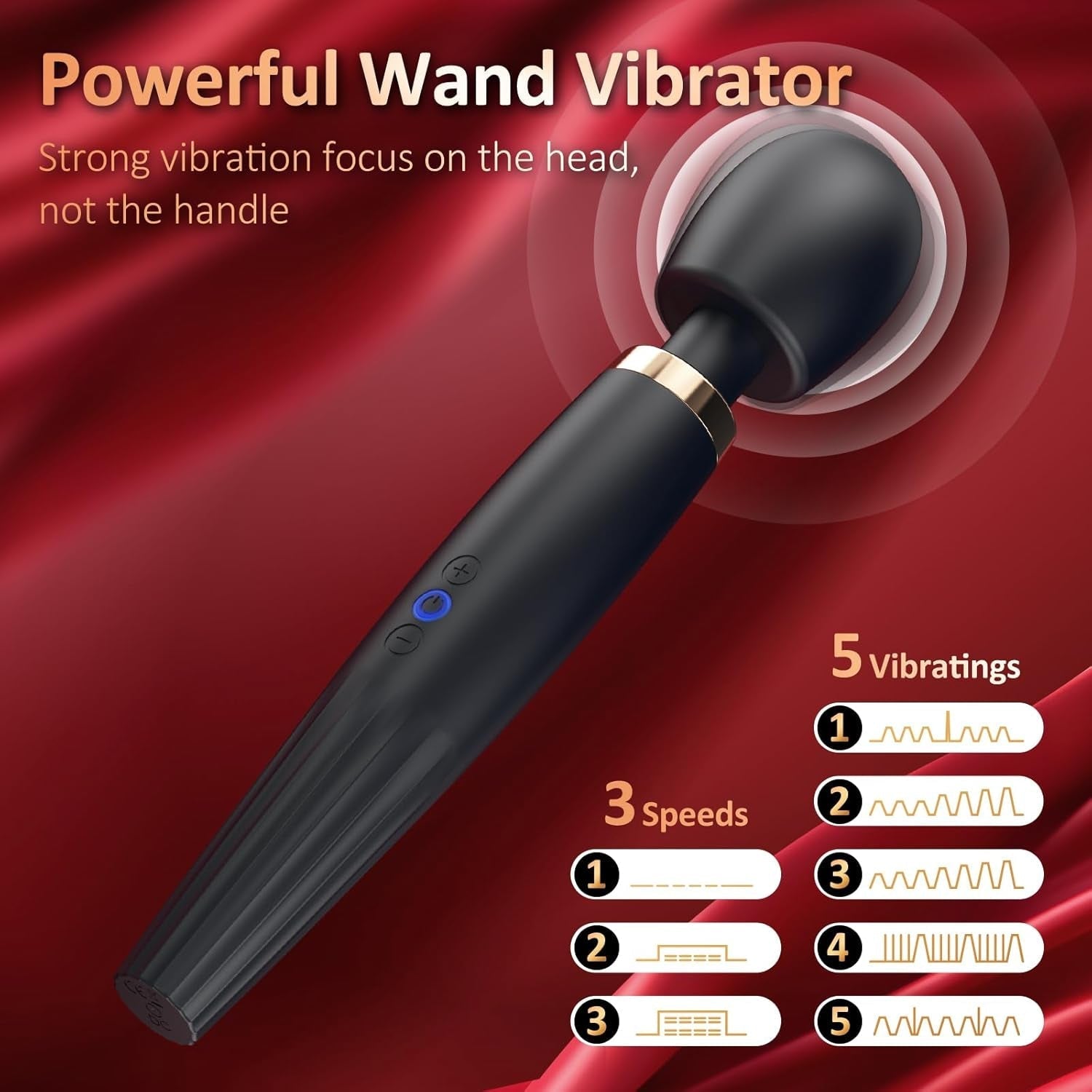 PowerGrip Premium Wand Vibrator