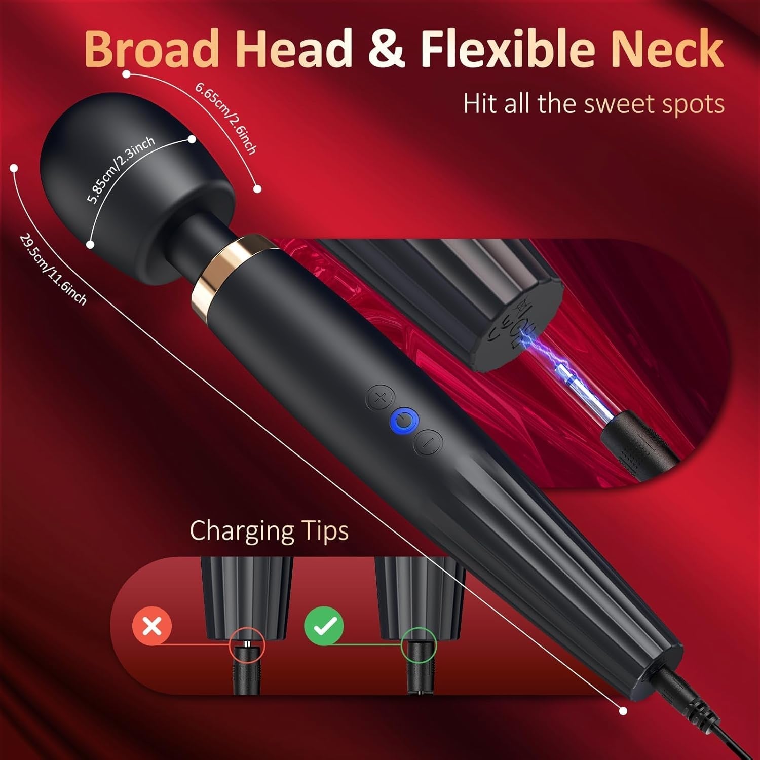 PowerGrip Premium Wand Vibrator