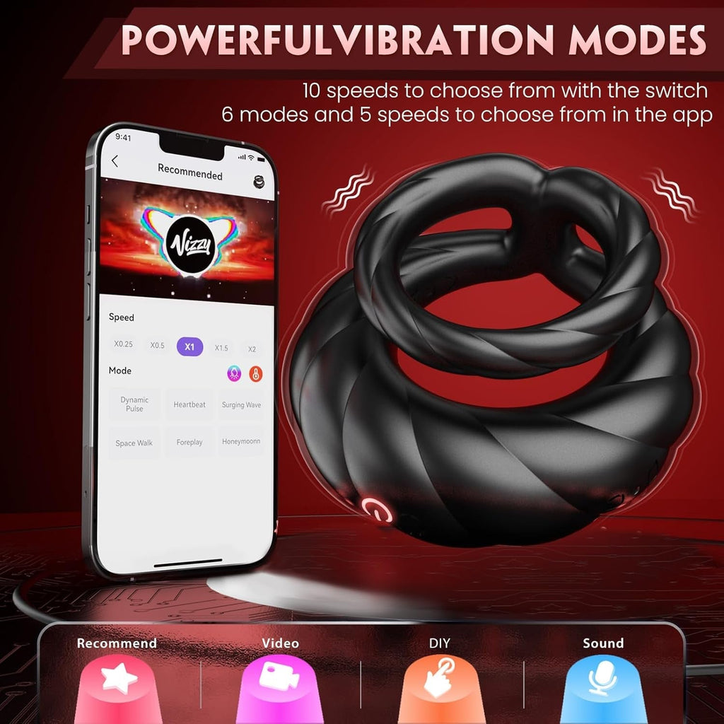 PowerLock Dual Vibrating Penis Ring