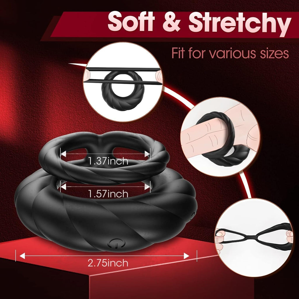 PowerLock Dual Vibrating Penis Ring