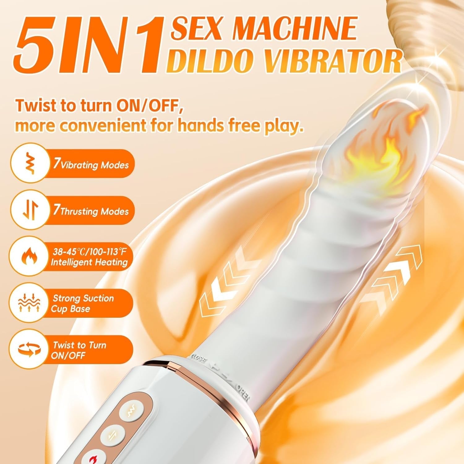 PowerThrust Heat Ride Sex Machine