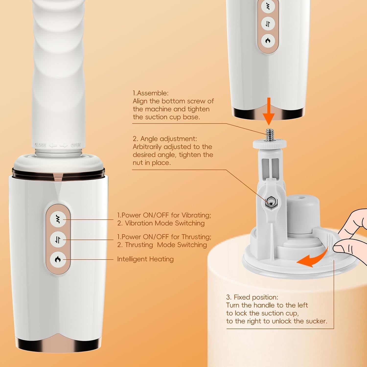PowerThrust Heat Ride Sex Machine