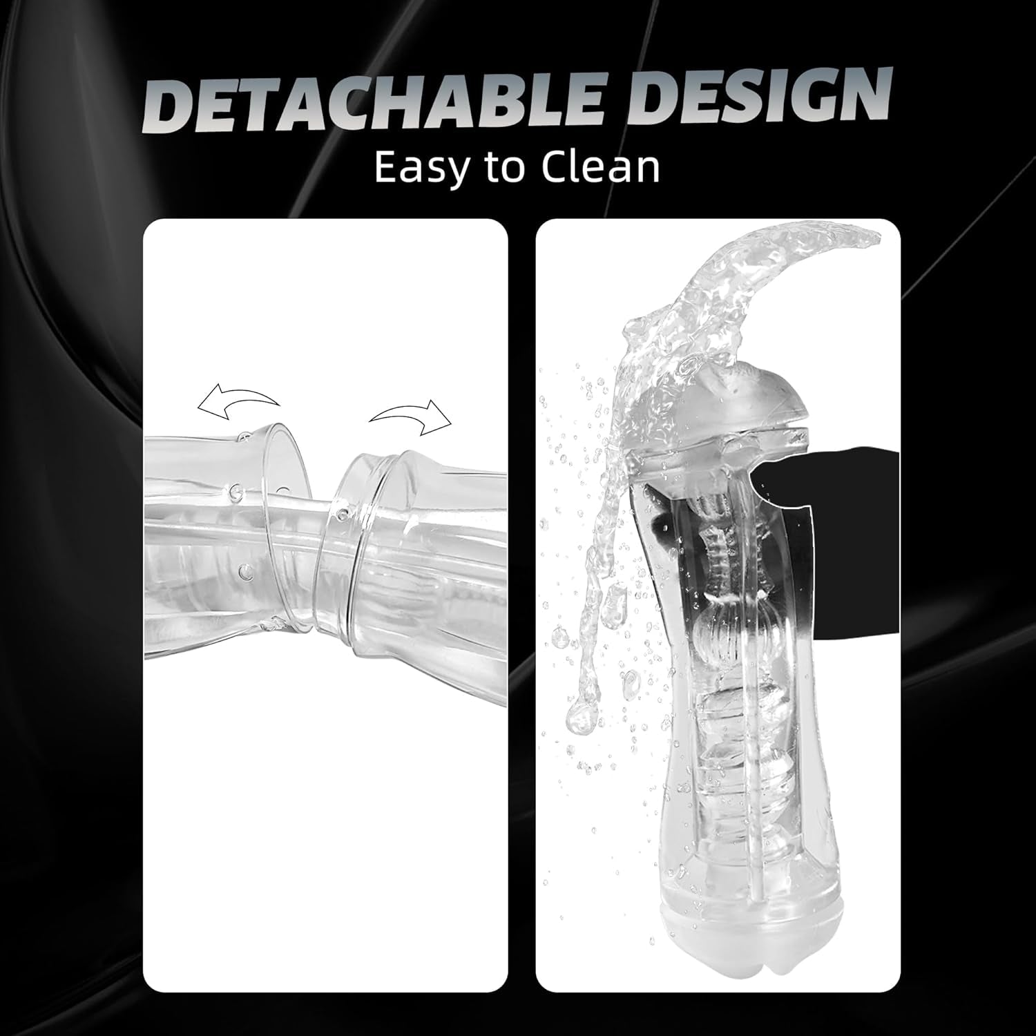 PrismVault Clear Dual Entry Male Stroker Fleshlight