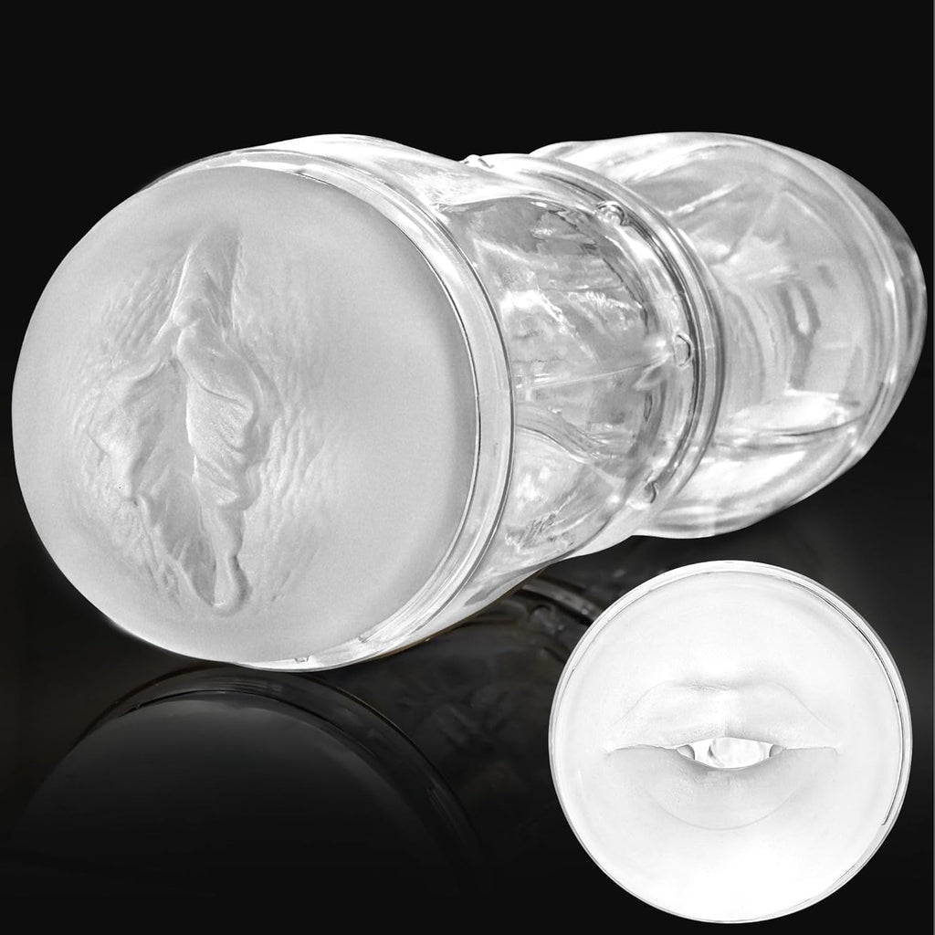 PrismVault Clear Dual Entry Male Stroker Fleshlight
