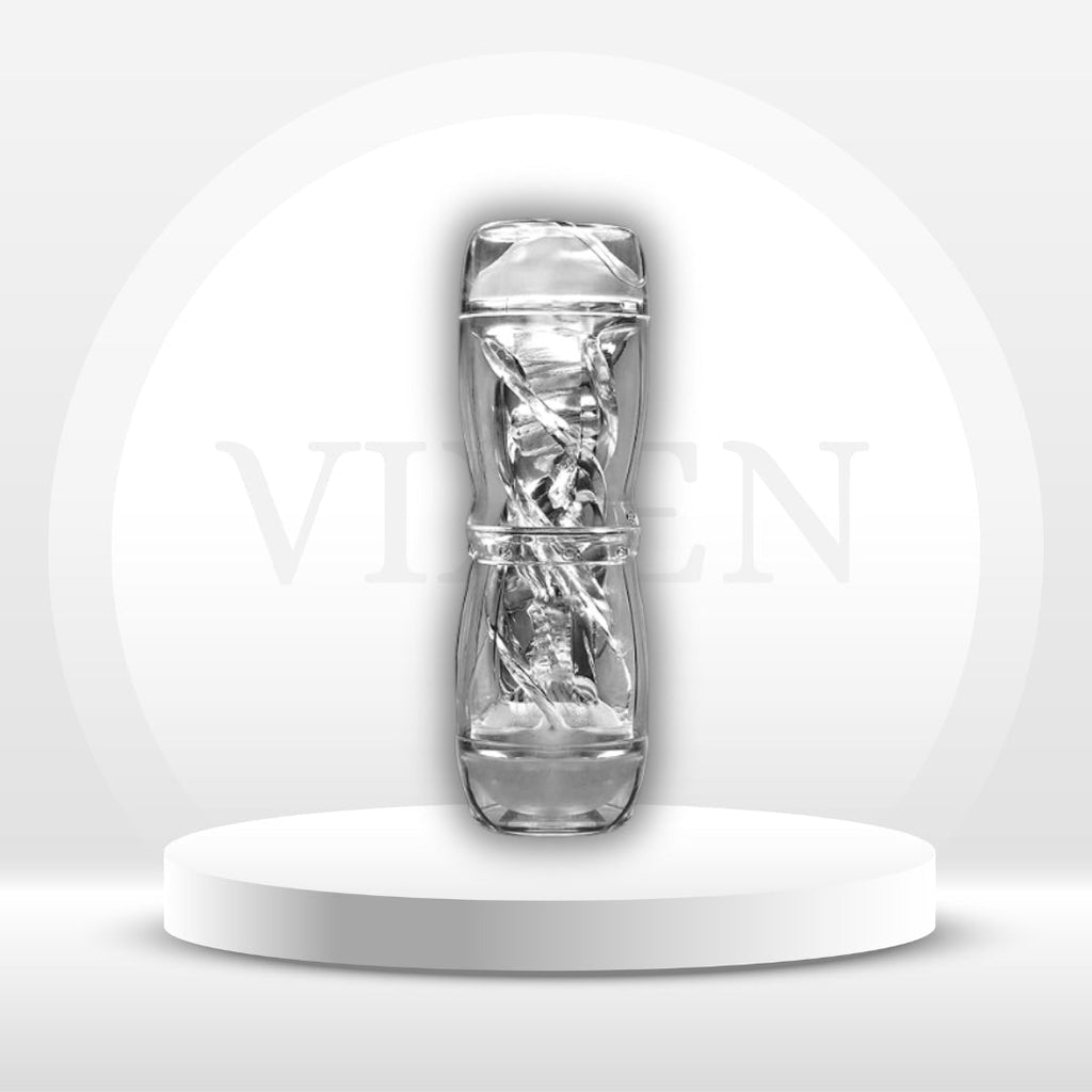 PrismVault Clear Dual Entry Male Stroker Fleshlight