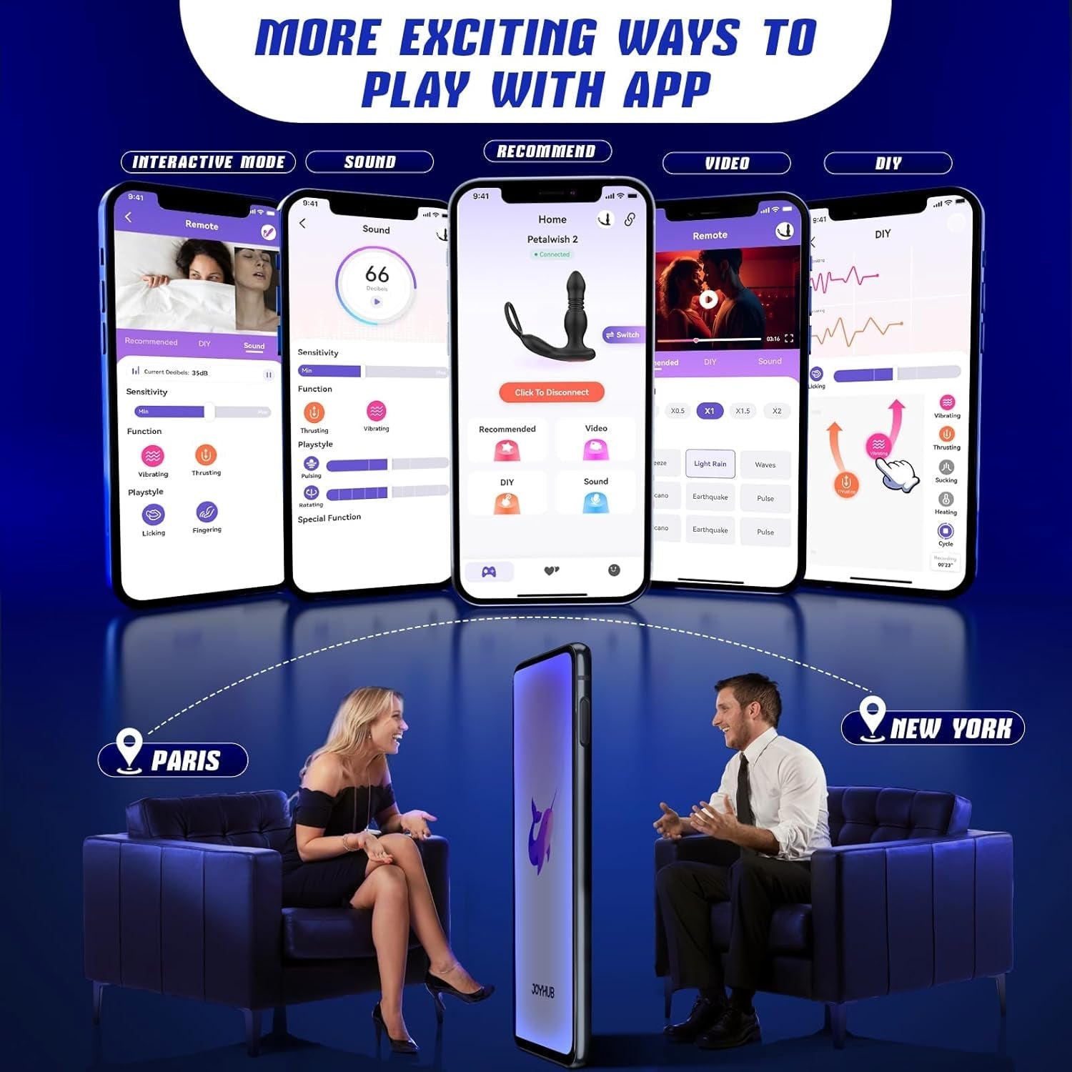 PinnacleThrust Thrusting Prostate Massager with App Control