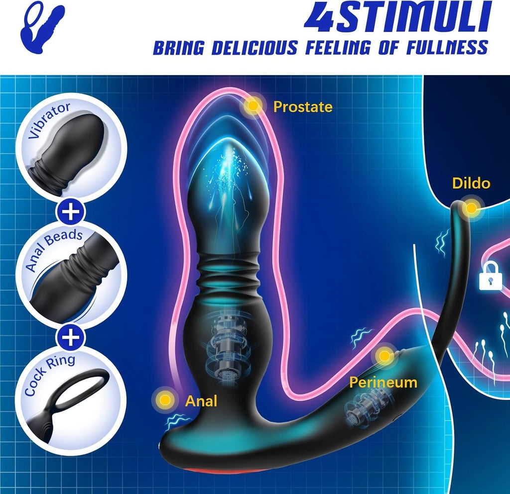 PinnacleThrust Thrusting Prostate Massager with App Control