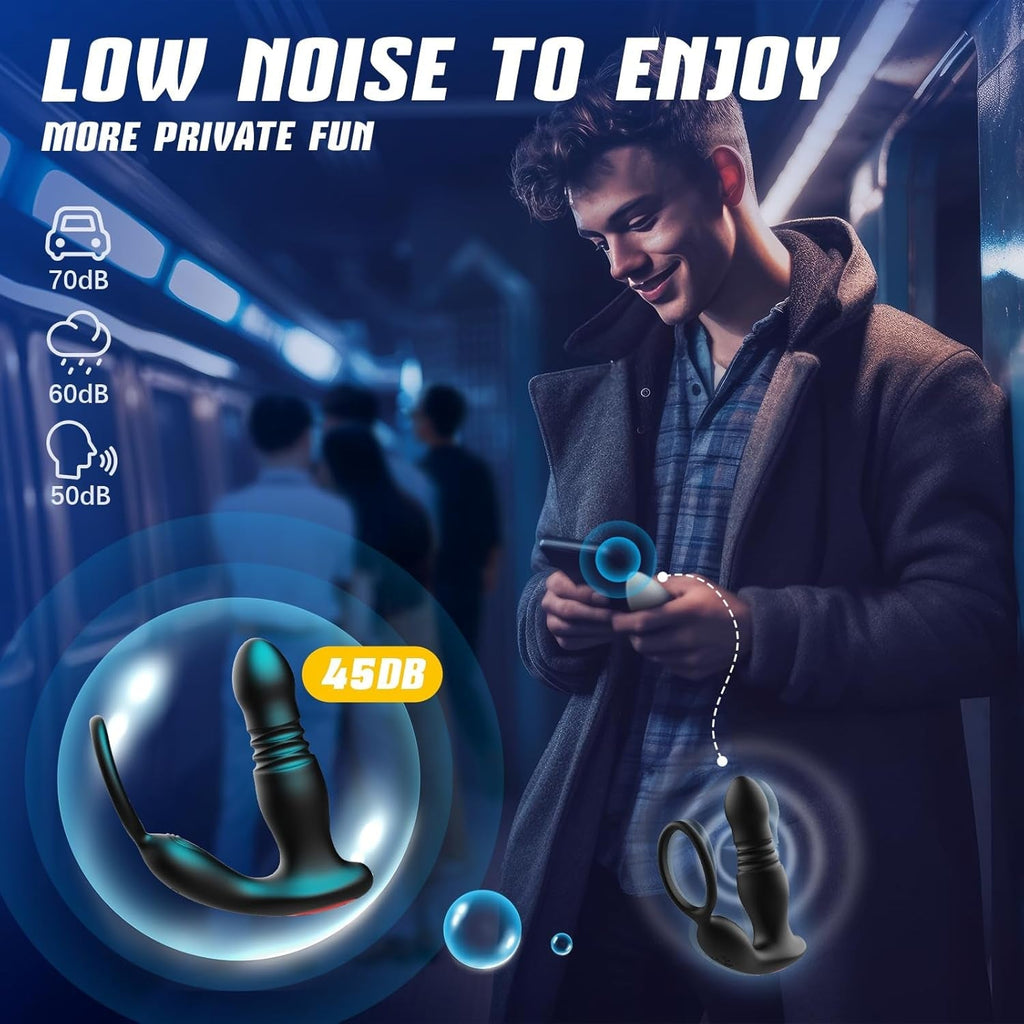 PinnacleThrust Thrusting Prostate Massager with App Control