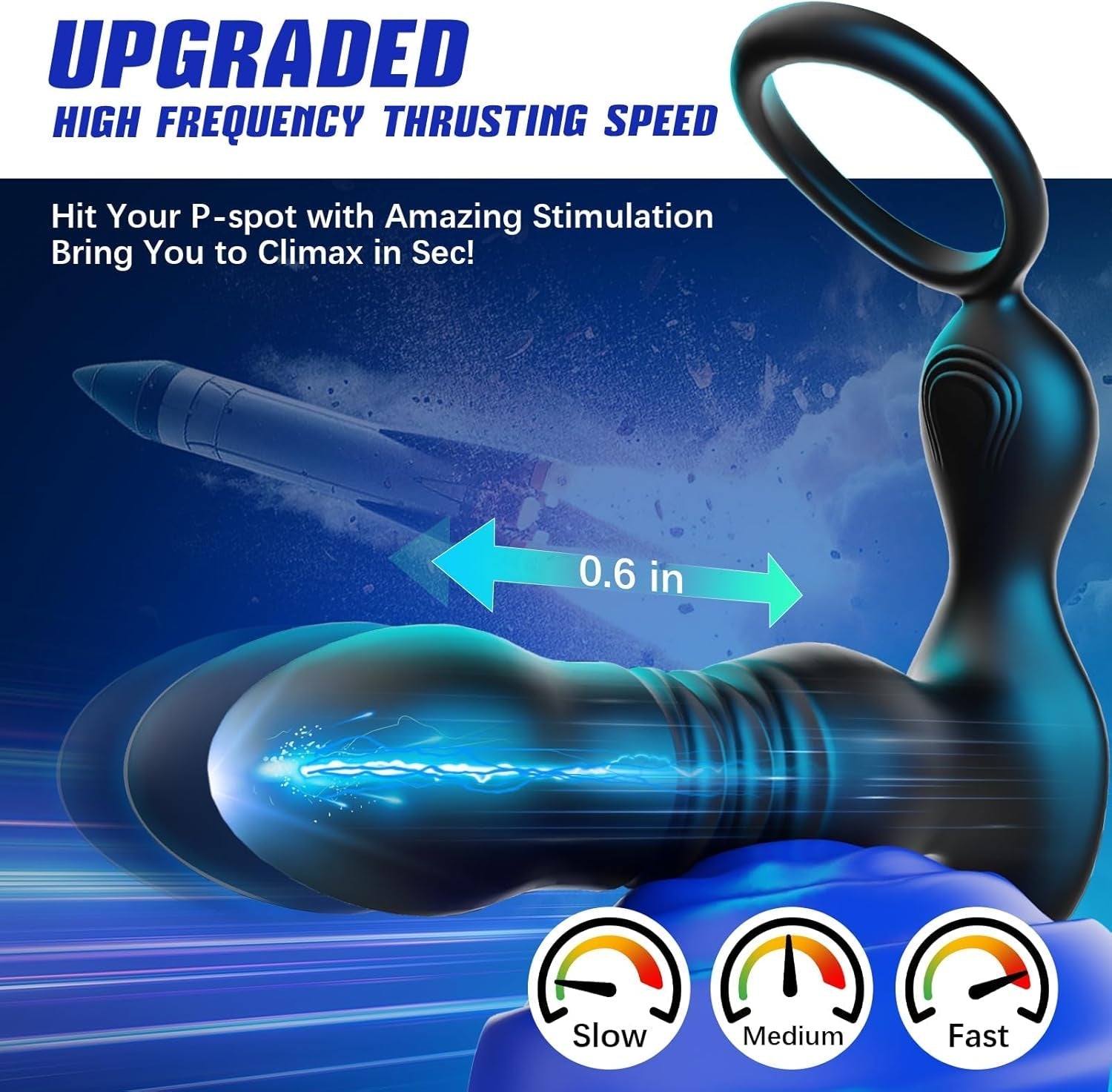PinnacleThrust Thrusting Prostate Massager with App Control