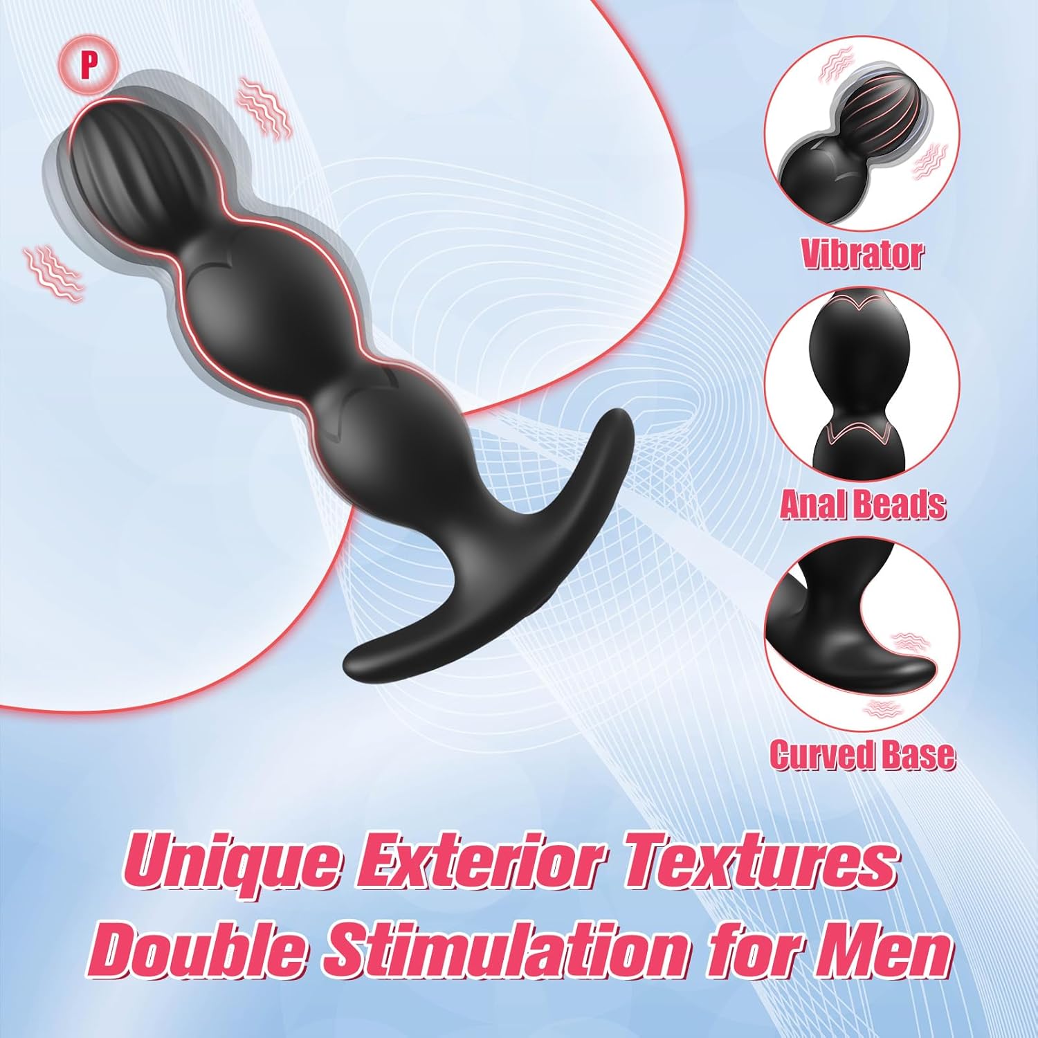PulseBeads App-Controlled Anal Plug