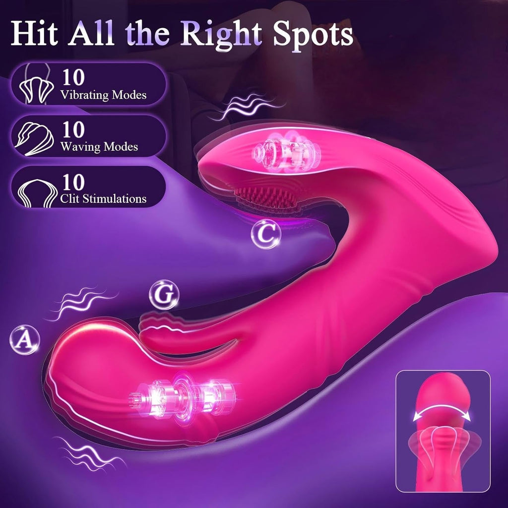 PulseButterfly App/Remote Control Wearable Couples Dildo Vibrator