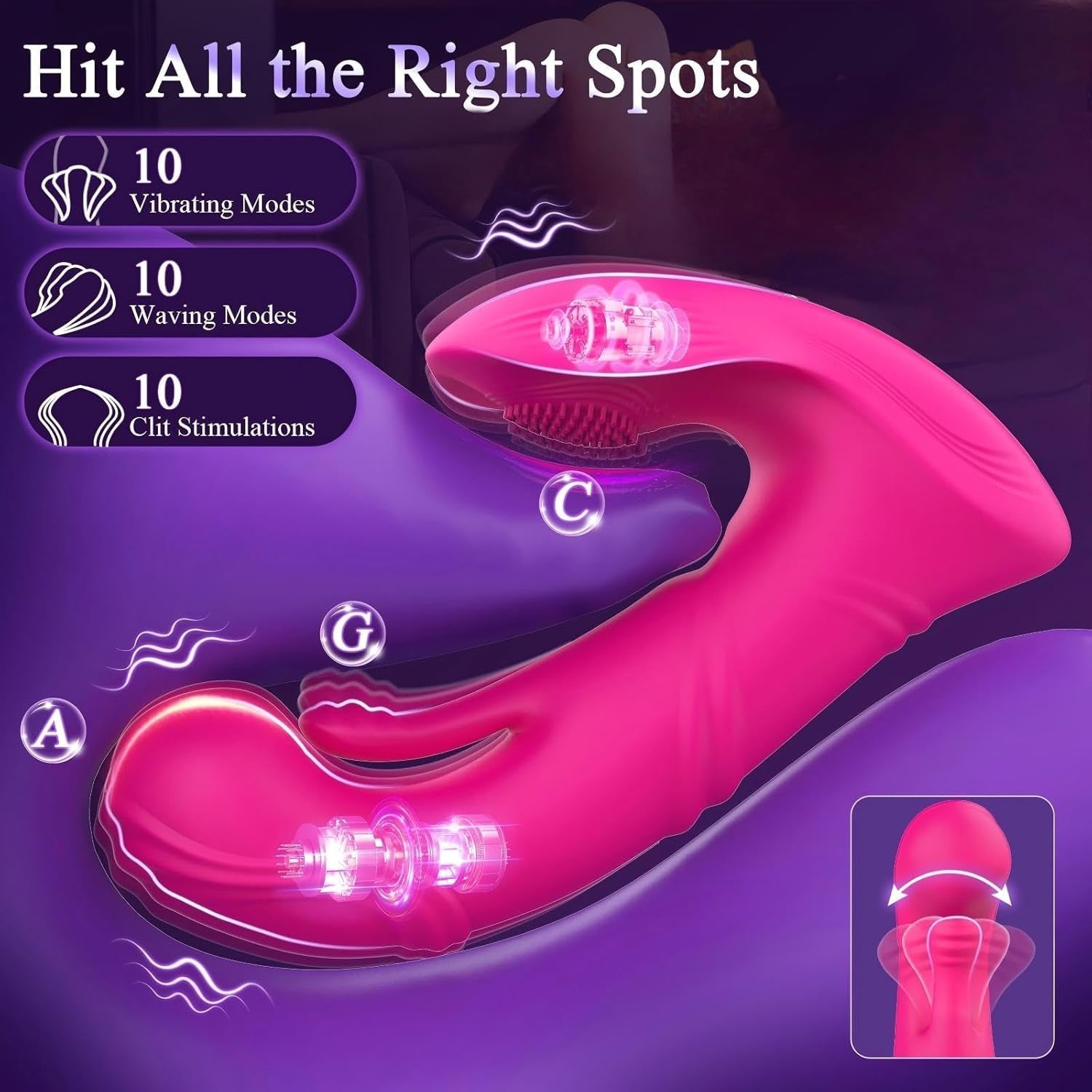 PulseButterfly App/Remote Control Wearable Couples Dildo Vibrator